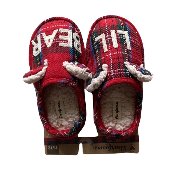 NEW Dearfoams kids “lil bear” slippers. Unisex - Picture 5 of 10